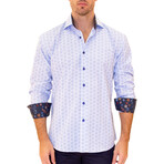 Jelle Long Sleeve Button Up Shirt // Blue (L)