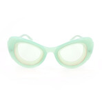 Women's CKNYC1950S Sunglasses // Milky Light Green