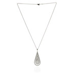 Damiani Regina Cleopatra 18k White Gold + Diamond Necklace // Store Display