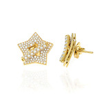 Pasquale Bruni // Make Love 18k Yellow Gold + Diamond Earrings // Store Display