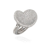 Pasquale Bruni In Love 18k White Gold + Diamond Ring // Ring Size 7.75 // Store Display