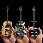 The Beatles // Album Tribute // Set of 3 Miniature Acoustic Guitars