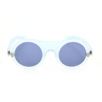 Unisex CKNYC1876SR Sunglasses // Milky Light Blue