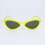 Unisex CKNYC1855SR Sunglasses // Crystal Neon Yellow