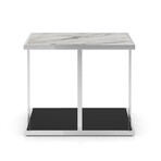 Ann Side Table // White Marble