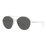 Women's PR56US-1BC5S055 Sunglasses // Silver + Gray
