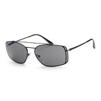 Men's PR64VS-1BO1A162 Sunglasses // Matte Black + Gray