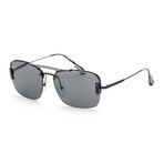 Men's PR56VS-7AX5S033 Fashion Sunglasses // Black + Dark Gray
