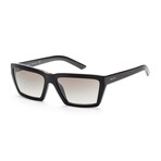 Women's PR04VS-1AB5O059 Sunglasses // Black + Gradient Gray