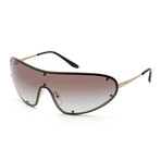 Men's PR73VS-ZVN0A7 Sunglasses // Pale Gold + Gray Gradient