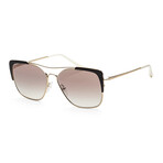 Women's PR54VS-AAV5O058 Sunglasses // Pale Gold + Black + Gradient Gray