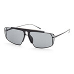 Men's PR50VS-1AB9K163 Sunglasses // Black + Blue