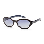 Women's PR20VS-5123A056 Sunglasses // Havana + Blue + Gray Gradient + Blue Mirror