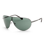 Prada // Men's PR55XS-5AV72842 Sunglasses // Gunmetal + Green
