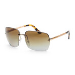 Men's PR63VS-ZVN6E162 Polarized Sunglasses // Oropallido + Polar Gray + Gradient Brown