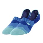 Unisex No-Show Socks // Nama Stay Grounded: Ebb & Toe // Blue (US Men's Size 6-9.5)