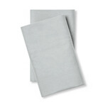 Classic Cool & Crisp 100% Cotton Percale Pillow Case // Light Gray // Set of 2 (Standard/Queen)