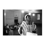 Dinah Washington Sings At A Church Service (20"W x 16"H)