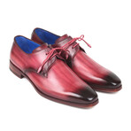 Hand-Painted Derby Shoes // Pink + Purple (Euro: 41)