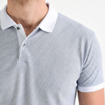 Pompeo Short Sleeve Polo // White (XL)