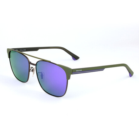 Police // Men's SPL574 Polarized Sunglasses // Gray