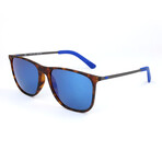 Police // Men's SPL567 Sunglasses // Havana + Blue