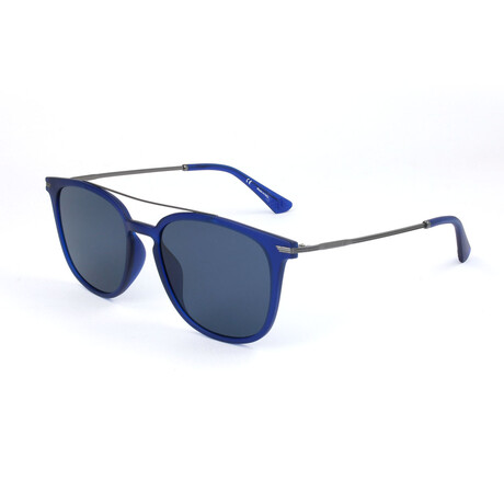 Police // Men's SPL360M Sunglasses // Matte Deep Blue