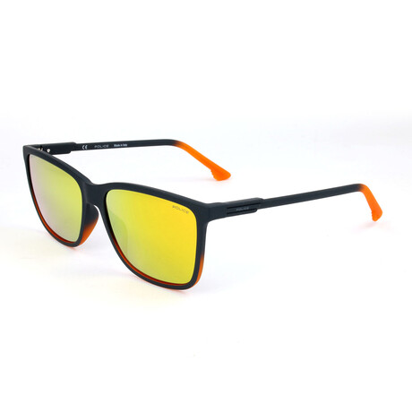 Police // Men's SPL585M Sunglasses // Orange + Gray