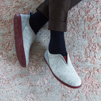 Ease Buenos Aires Shoe // Light Gray + Bordeaux (Men's US Size 10.5)