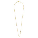 Estate 14k Yellow Gold + Diamond Necklace // Pre-Owned