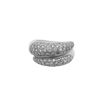 Estate 18k White Gold + Diamond Ring // Ring Size: 7.5 // Pre-Owned