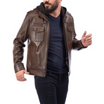 Zurich Leather Jacket // Camel (XL)