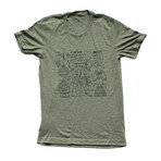 Forestry Gear Tee // Military Green (S)