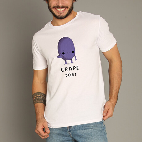 Grape Job T-Shirt // White (S)