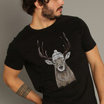 Let's Go Outside T-Shirt // Black (S)