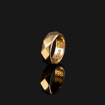 Geom Ring // 14K Solid Gold (9.5)