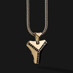 Kudos Diamond Pendant // 18K Solid Yellow Gold