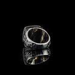 Masculine Entangled Ring // Silver (8.5)