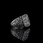 Masculine Entangled Ring // Silver (8)
