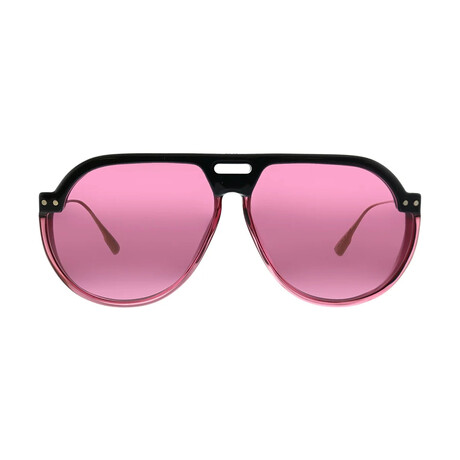 Men's CLUB3 Sunglasses // Black + Pink