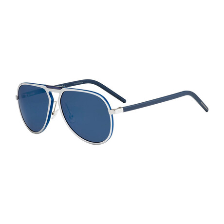 Men's AL13.2 Sunglasses // Siver + Blue