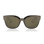 Women's DIORAMA1 Sunglasses // Gray + Crystal + Brown