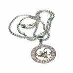Dell Arte // Scorpio Pendant Necklace // silver
