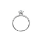 Fleur Celeste Platinum + Diamond Ring I // Ring Size: 6.5 // New
