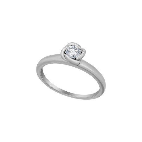 Fleur Celeste Platinum + Diamond Ring II // New (Ring Size: 4.75)
