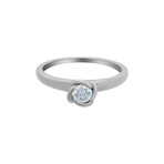 Fleur Celeste Platinum + Diamond Ring II // Ring Size: 6.5 // New
