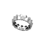 Une Ile D'or 18k White Gold Ring II // New (Ring Size: 6)