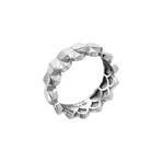 Une Ile D'or 18k White Gold Ring II // New (Ring Size: 6)