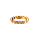 Une Ile D'or 18k Yellow Gold + Diamond Ring I // Ring Size: 3.75 // New (Ring Size: 6.5)