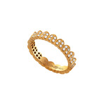 Une Ile D'or 18k Yellow Gold + Diamond Ring I // Ring Size: 3.75 // New (Ring Size: 6.5)